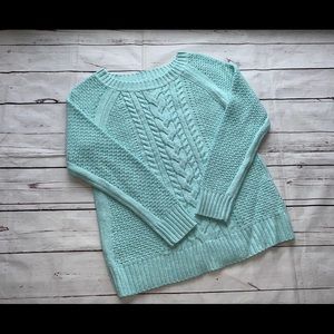 Cable knit sweater